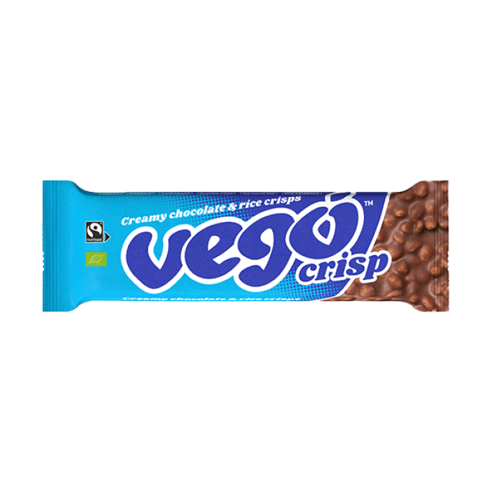 Vego Organic Chocolate & Rice Crisp Bar - 40g