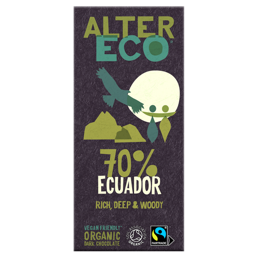 AlterEco Dark Chocoalate 70% Ecuador - 100g