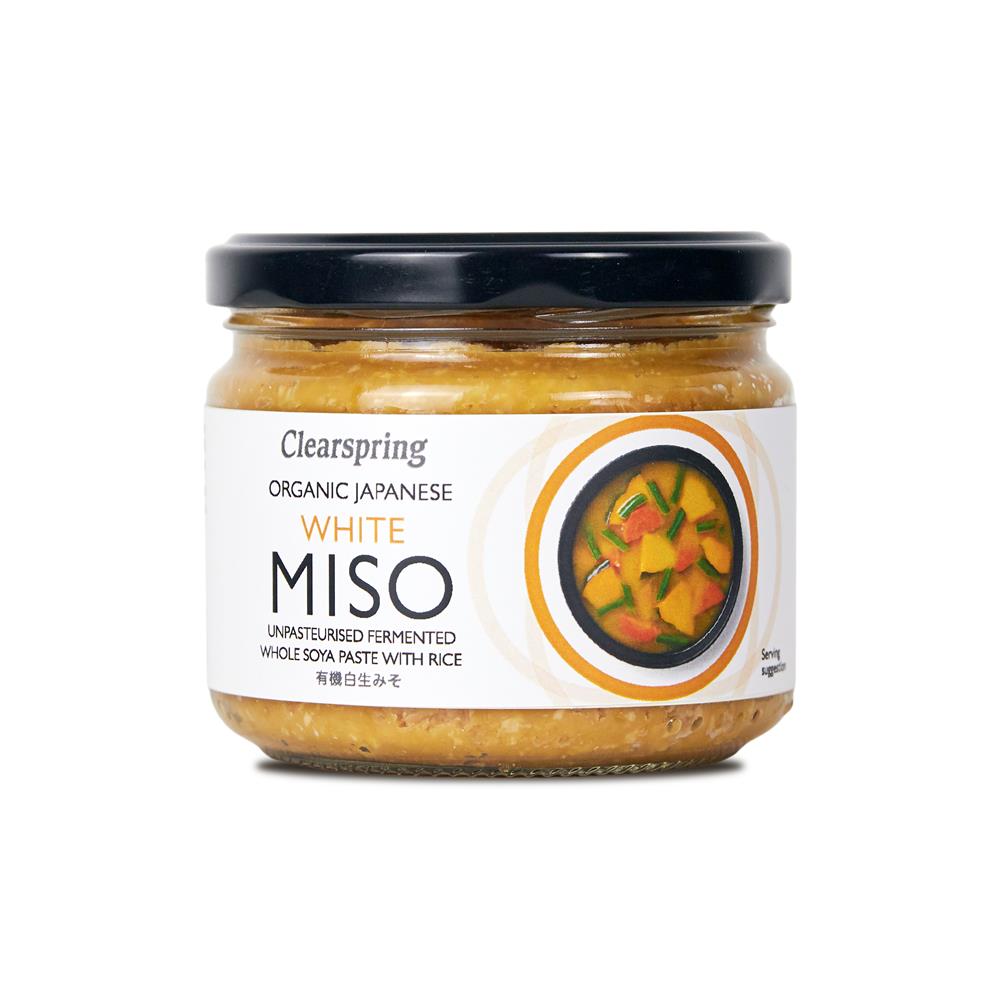 Clearspring Organic Japanese White Miso Jar (unpasteurised) - 270g