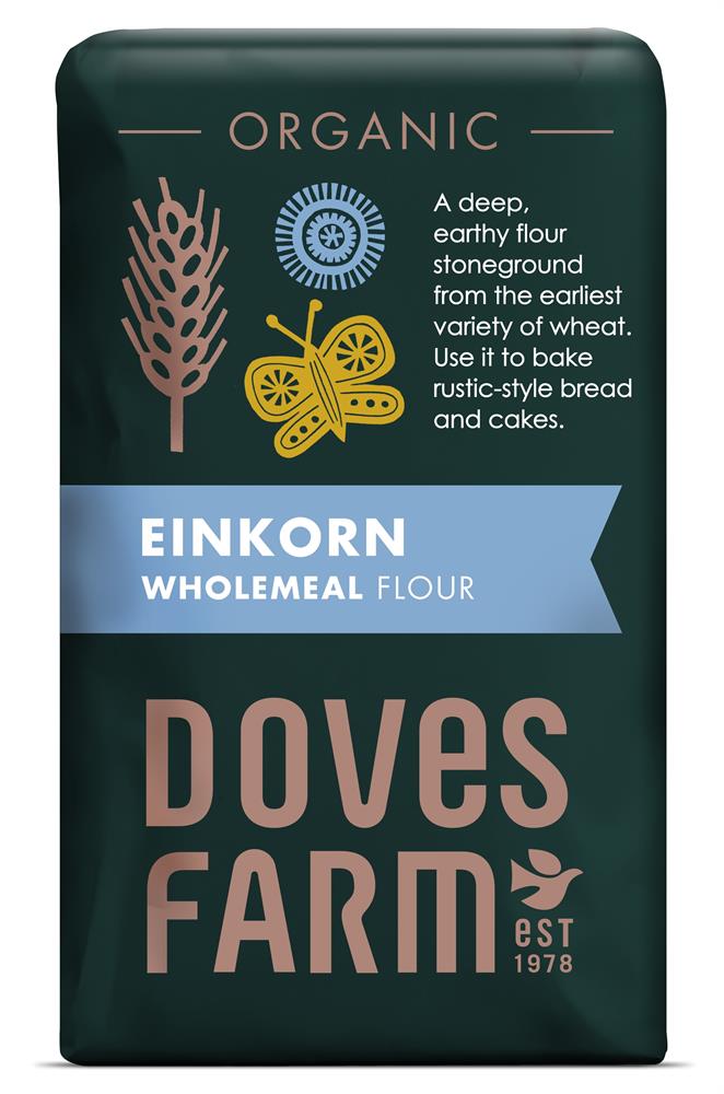 Doves Farm Organic Einkorn Wholemeal Flour - 1kg