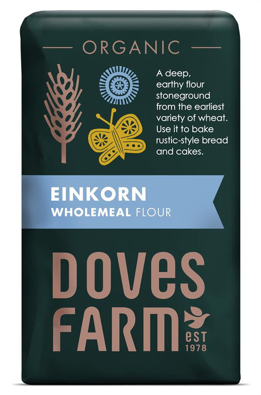 Doves Farm Organic Einkorn Wholemeal Flour - 1kg