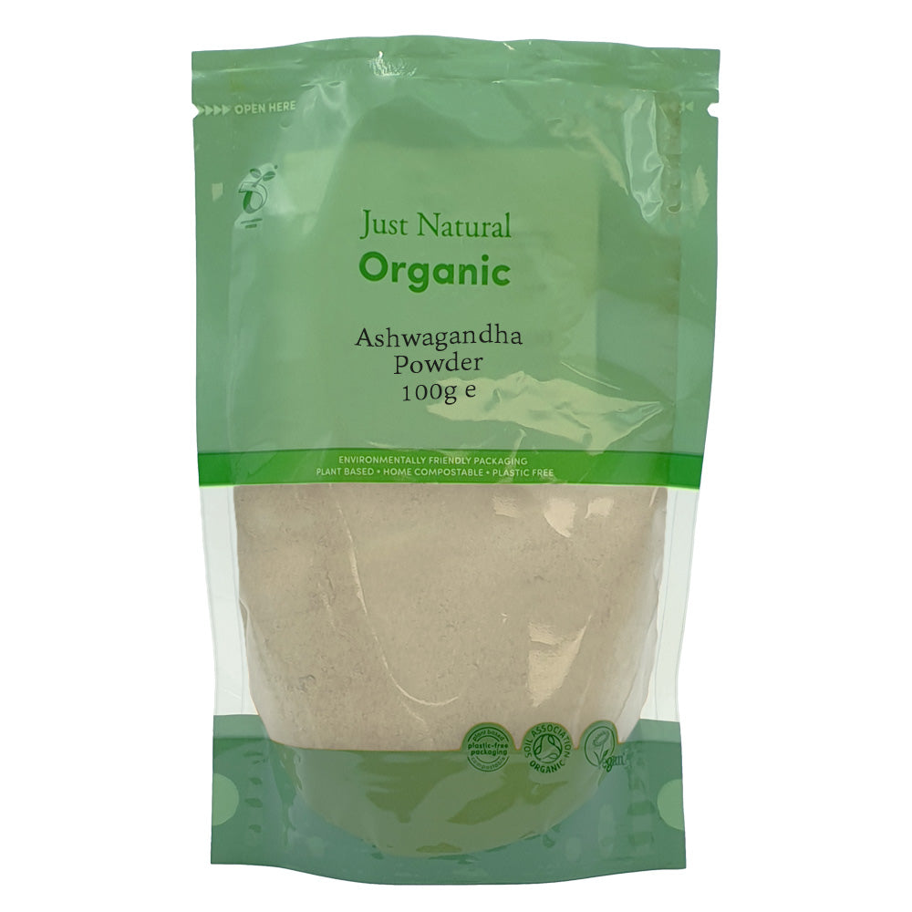 Just Natural Organic Ashwagandha Powder - 100g