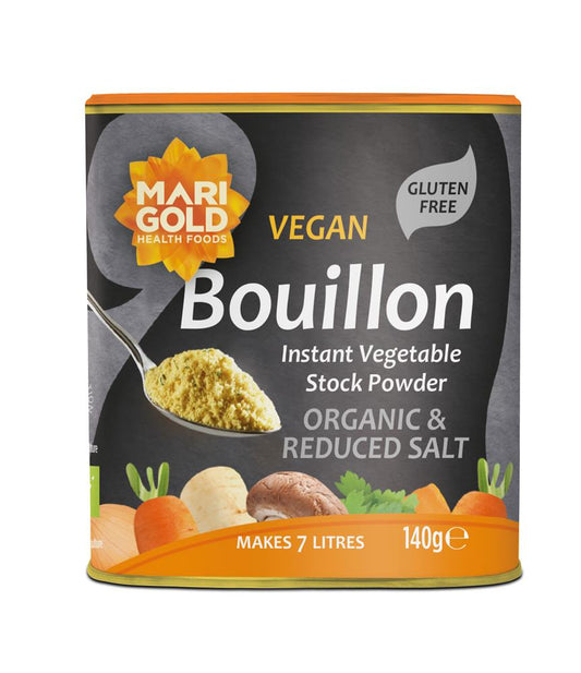 Marigold Organic Less Salt Vegan Bouillon - 140g