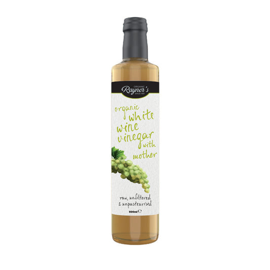 Rayner's Organic White Wine Vinegar with Mother - 500ml