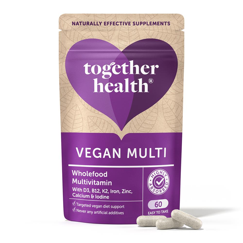 Together Health Vegan Multi Vit & Mineral - Food Supplement 60 Caps