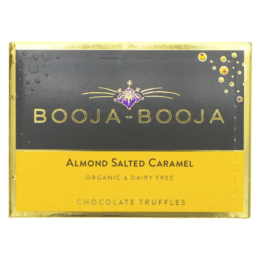 Booja-Booja Organic Chocolate Truffles Almond Salted Caramel - 92g